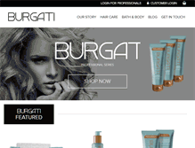 Tablet Screenshot of burgati.com